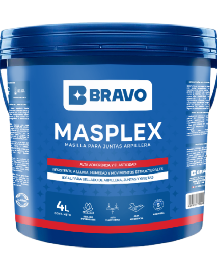 Masilla para Juntas Arpillera – Masplex – Blanco Hueso – 4L