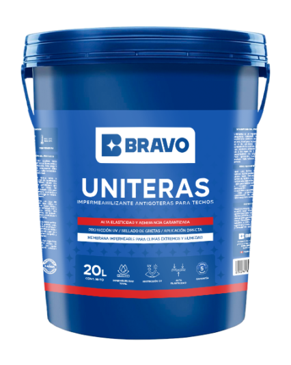 Impermeabilizante Antigoteras para Techo – Uniteras – Blanco – 20L